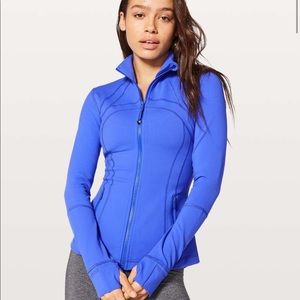 LULULEMON BLUE BLAZER DEFINE JACKET SIZE 8